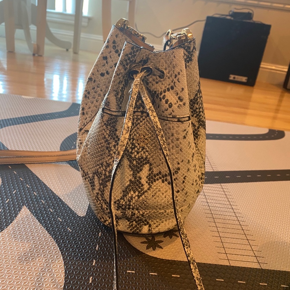 Faux snake skin cross body bag/purse